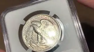 1945-S Walking Liberty Half Dollar, NGC MS65
