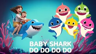 Colorful Baby Shark Dance for Kids 🎵 | Learn Colors in the Ocean 🌊