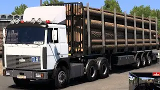 MAZ 6422 (1981) | TRANSPORT LOGS | BIHAC - ZADAR | WEST BALKANS DLC | ETS 2 GAMEPLAY - PART 99