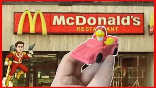 Игрушки из Макдоналдса из моего детства! Игра &laquo;Соедини машинки&raquo;