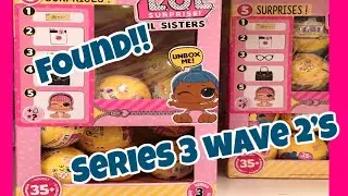 LOL lil sisters series 3 wave 2&rsquo;s Finally Found at TARGET today! Also puppy dog pals & lost kitties