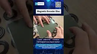The Secret Behind a Robot's Precision: A Magnetic Encoder Disk. #magnet #magneticencoderdisk