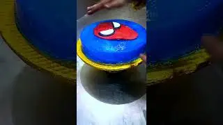 Spider-Man face #cake decoration video