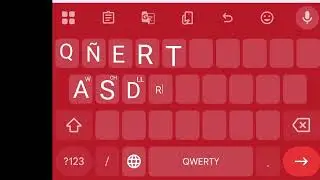 New Spanish Keyboard.