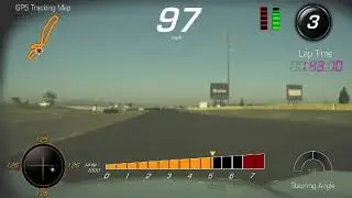 C7 Z06 Spokane County Raceway, road course lap