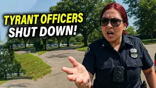 Tyrant Female Officers Get Shut Down and Dismissed! Epic ID Refusal Audit