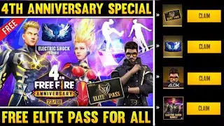 FREE FIRE 4th ANNIVERSARY EVENT || FREE FIRE NEW EVENT || 4th ANNIVERSARY EVENT FREE FIRE