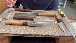 Японские ножи и виды стали, моя коллекция