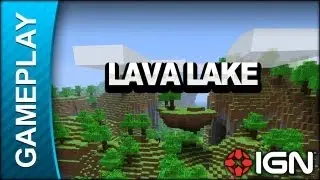 Minecraft - Lava Lake - Gameplay