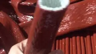 silicone coated fiberglass fire sleeve