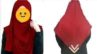 রেডিমেট হিজাব বানানোর সহজ পদ্ধতি|Double loop instant hijab make easily