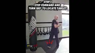 SILAT STEP SPIN BACK KICK💥🤯#teknik #fitnessxsilat #shorts