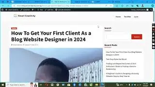 How To Design a Blog Website Preview
