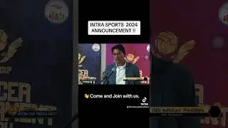 Intra Cup 2024 Announcement !!