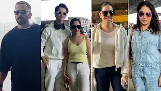 Rohit Shetty, Jannat Zubair With Brother, Sunny Leone,Sunidhi Chauhan,Gulshan Grover Spotted Airport