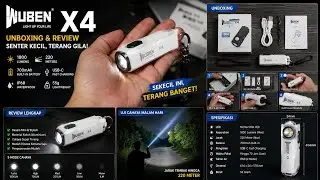 Полный обзор фонарика Wuben X4 &mdash; уникальный дизайн, RGB и турборежим 1500 люмен ‼️ECL EDC ‼️