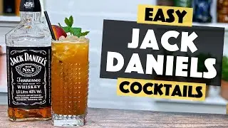 Jack Daniels Whiskey Cocktails | Peach Tea | Easy Cocktails to make at Home | Steve the Barman