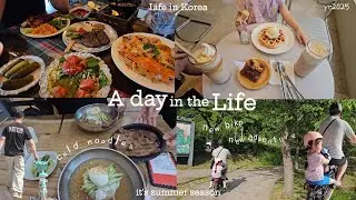 Vlog • summer in korea | NEW BIKE | daily life