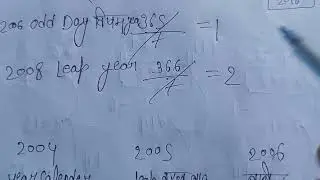 Calendar reasoning Youtube video 