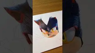 Drawing Shadow from Sonic 3 #art #drawing #artist #sonic #shadowthehedgehog