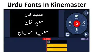 How To Install Urdu Fonts In Kinemaster | Custom Fonts In Kinemaster | Technical Seedu