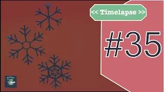 SNOWFLAKES - Blender [timelapse]
