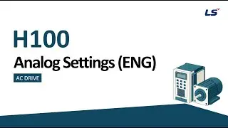 LS ELECTRIC | AC Drive H100 Analog setting