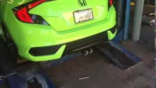 2016 Honda Civic Coupe custom exhaust revs