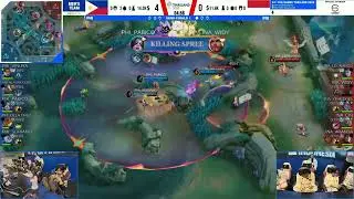 PHILIPPINES vs INDONESIA GAME 2 SEA GAMES 33 THAILAND Men's MLBB Knockout Stage   PHI vs INA