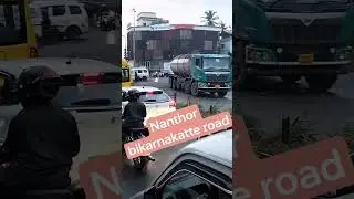 nanthoor#bikarnakatte#bad#road#never#ending#headache#with#heavy#traffic