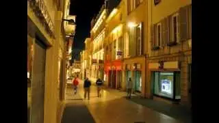 Viviers France at Midnight after River Cruise Ship docks - LVBO Travel