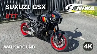 SUZUKI GSX-8 TT YVB: Glass Sparkle Black I 4K Video I Walkaround
