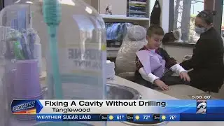 Fixing a cavity without drilling
