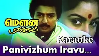 Pani Vizhum Iravu Song Karaoke With S Janaki For Male Singers - Mouna Raagam