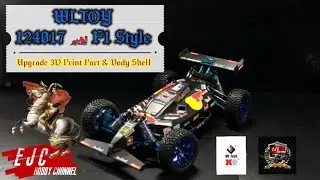 Wltoy 127017 V2 Upgrade F1 Style (3D Print Part, Rim/Tyre & Body Shell) #rc #rccar #rchobby #hobby