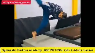 Gymnastic & Parkour academy in delhi india #gymnastic #8851921096 #rickygymnast #beginner #advance