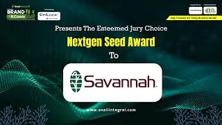 Nextgen Seed Award to Savannah Seeds Pvt. Ltd. | 3rd BRAND R.Comm Awards 2025