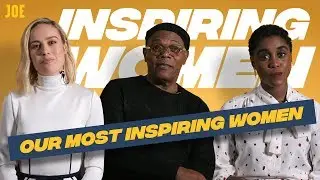 Captain Marvel stars Brie Larson & Samuel L Jackson on the women that inspire them
