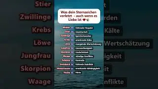 💔✨ Was dein Sternzeichen verletzt &ndash; auch wenn es Liebe ist #horoskop #sternzeichen #astrologie