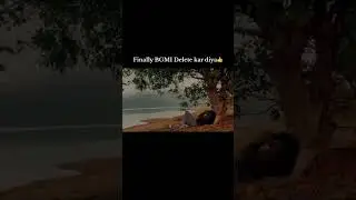 Finally BGMI Delete Kar Diya    #Shorts#YouTubeShorts#ViralShorts#TrendingShorts#GamingShortsIndia