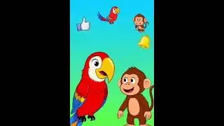 Tota and monkey 🐒🦜 viral video #viralvideos #mychannel #like #meme #foryou #vlog #1k #dag #monkey 🐒