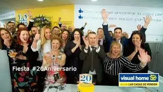 Fiesta 20 Cumplea&ntilde;os de Visual Home-Inmobiliaria en Benidorm- Pisos y Apartamentos