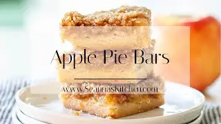 Apple Pie Bars | These gooey Apple Pie Bars are calling your name! #baking #applepiebars #recipes