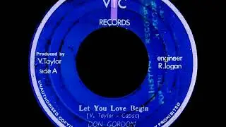 Don Gordon - Let You Love Begin / Love dub [1975]