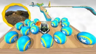 Going Balls VS 🥶 super speed action balls android ios walkthrough Gameplay videos #goingballs 