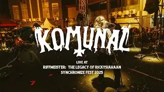 KOMUNAL Live at Synchronize Festival 2025 - Riffmeister: The Legacy of Ricky Siahaan