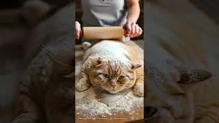 Orange Cat Becomes a Loaf of Bread 🍞🐱 | Too Funny!