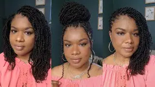 MINI TWISTS WITH HUMAN HAIR | YWIGS | Natural Texture Spring Twist