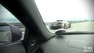 House Cartu Flybys - F12 Berlinetta and Novitec 458 Spider