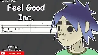 Gorillaz - Feel Good Inc. Guitar Tutorial